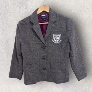 Y2K American eagle wool blend blazer